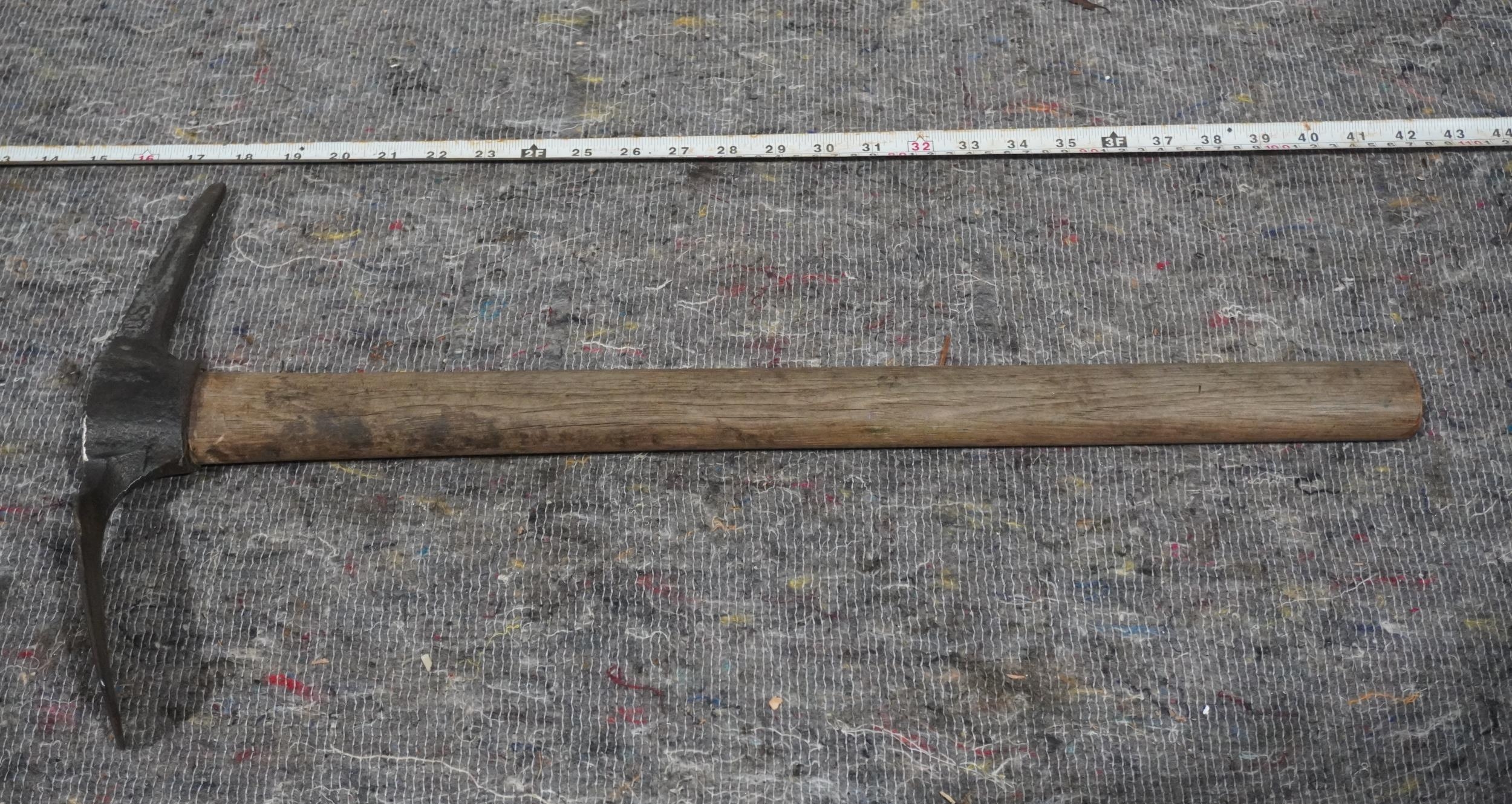 Small vintage US military pickaxe