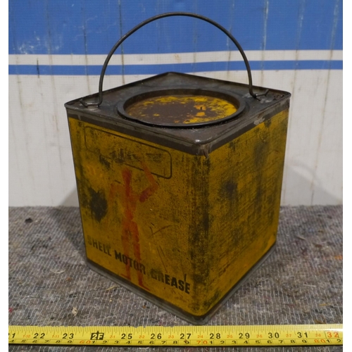 Shell Robot man grease carton