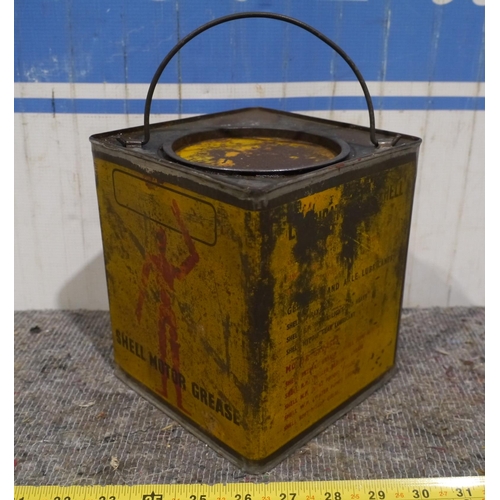 Shell Robot man grease carton