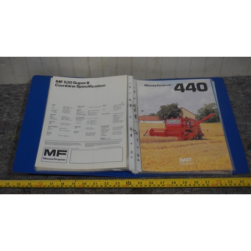 90 - Massey Ferguson Combine sales brochure 70/90s era