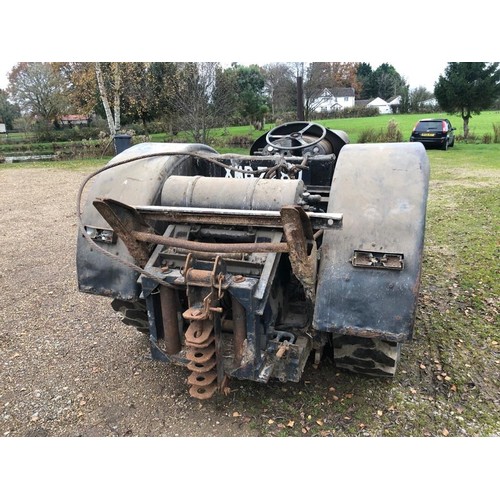 1016 - David Brown Taskmaster tractor with winch. Purchased from Ruddington Army Navy sale in the 60s. Dry ... 