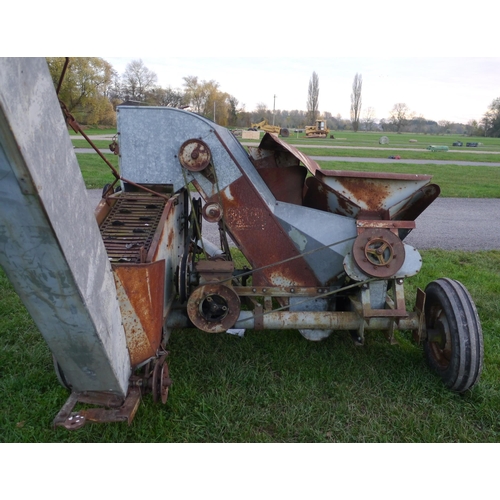 1066 - Ferguson trailed corn picker. Manufactured by Belle City and sold under license. An original unresto... 