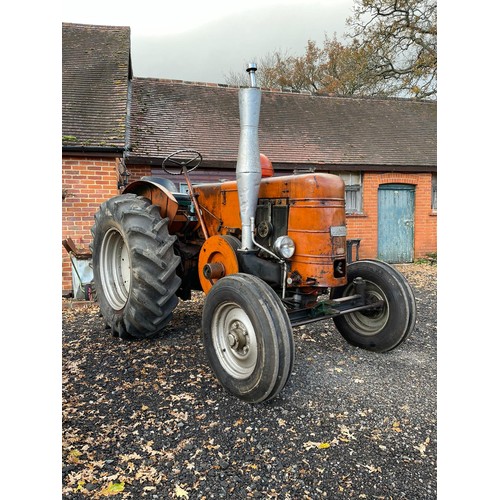 1037 - Field Marshall Series 3 tractor. 1951. Original condition with lights. Reg. YAS 630. V5