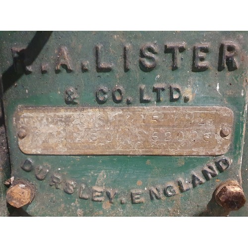 1329 - Lister Junior stationary engine
