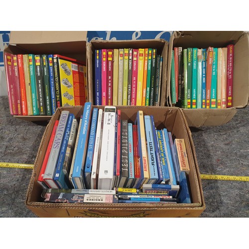 963 - Large quantity of assorted Haynes manuals and hardback books