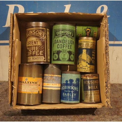 129 - Small collection of wartime tins