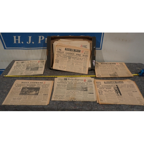 151 - Quantity of wartime newspapers