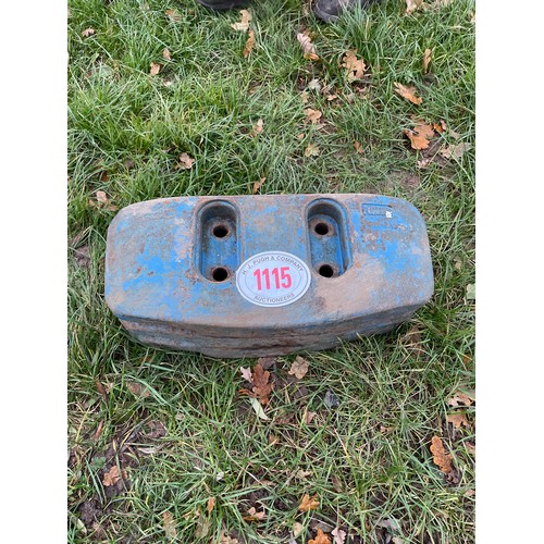 1115 - 3 Ford front slab weights