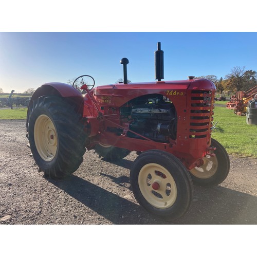1037A - Massey Harris 744 PD tractor. Perkins P6. No V5