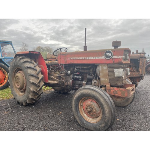 1034 - Massey Ferguson 165 tractor. Good running order. No V5