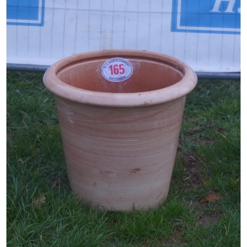 165 - Terracotta pot 19