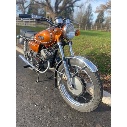 763 - Yamaha RD200 motorcycle. 1973. 195cc. Matching engine and frame numbers. This bike was running when ... 