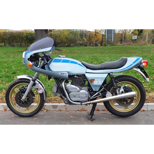 740 - Ducati SS900 motorcycle. 1979. 864cc. Frame no. 903123 Engine no. 903529, please note these numbers ... 