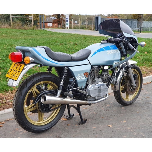 740 - Ducati SS900 motorcycle. 1979. 864cc. Frame no. 903123 Engine no. 903529, please note these numbers ... 