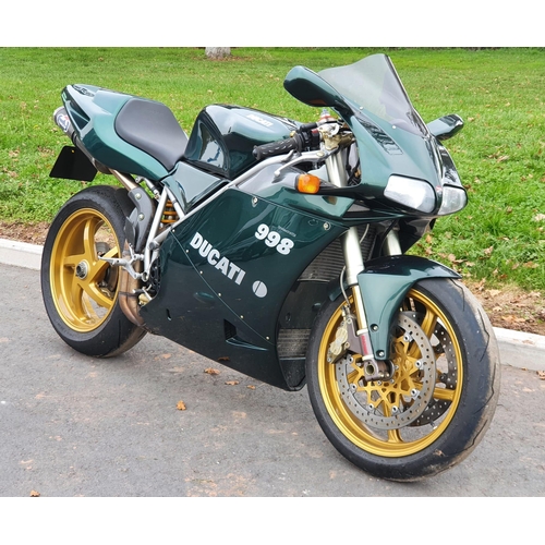 741 - Ducati 998 Matrix Reloaded Edition. 2004. Frame no. ZDMLSB5V44B022676. Engine no. 6B54010981. Immacu... 