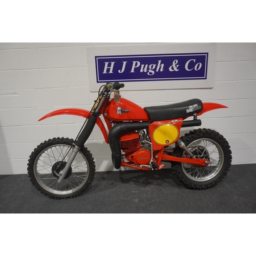 776 - Honda CR360R Mugen motorcross bike. Good compression. Well restored. Frame No. MC250R-2107874. Engin... 