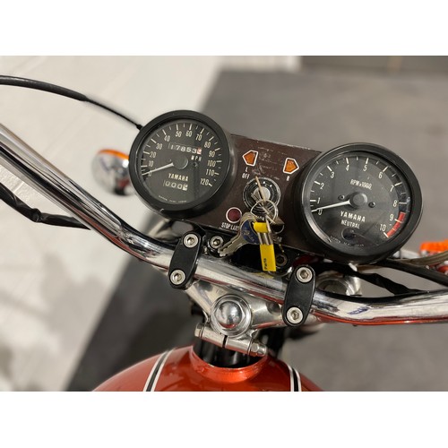 764 - Yamaha RD250 motorcycle. 1975. 247cc. Matching engine and frame numbers. This bike was running when ... 