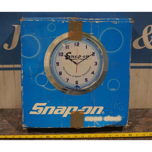 441 - Snap-on clock in original box