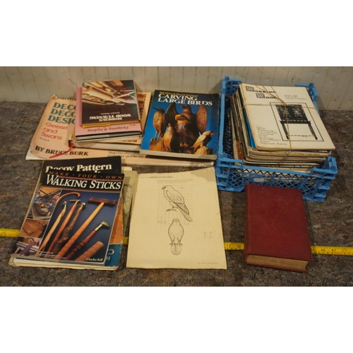 775 - Assorted woodworking books and magazines