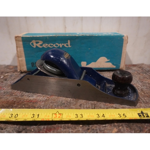 827 - Record No. 0130 block plane, boxed