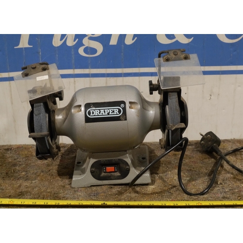 887 - Draper double ended bench grinder