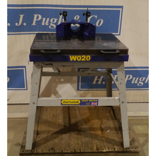 985 - Charnwood cast iron router table