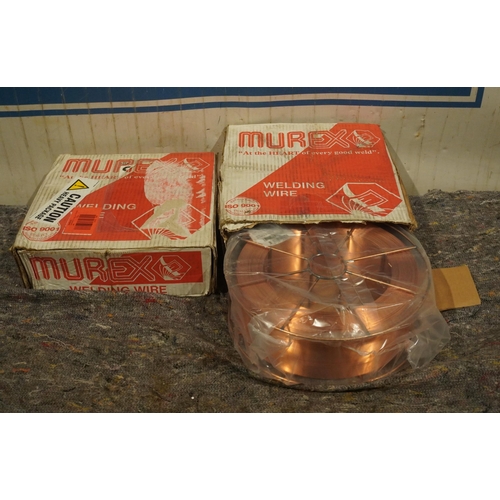 1091 - NOS Murex steel MIG welding wire 1.00mm and 1.2mm