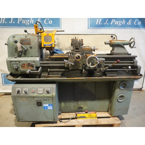 1123 - Colchester master roundhead gap bed lathe, working order
