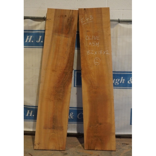 243 - Olive Ash 82x18x2