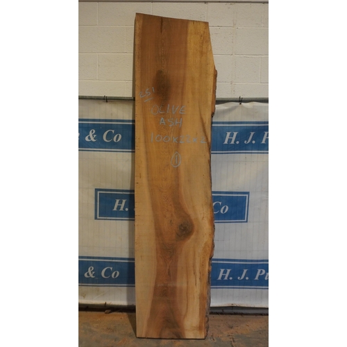 251 - Olive ash 100x22x2