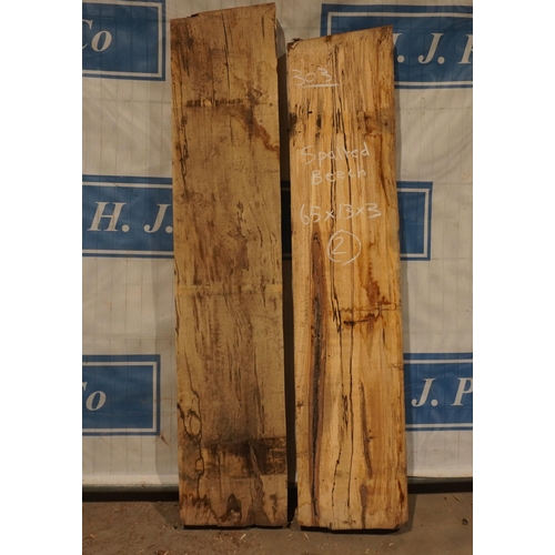 303 - Spalted beech 65x13x3