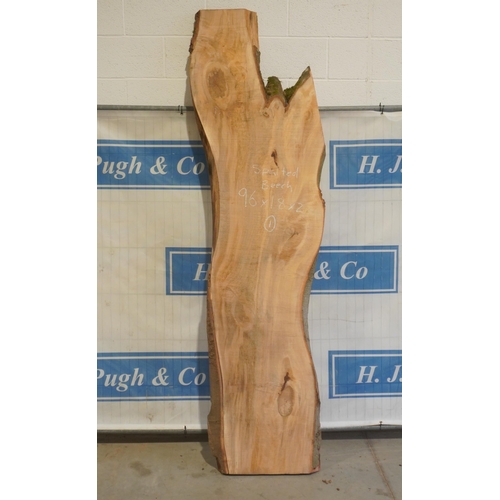 6 - Spalted Beech 96x18x2