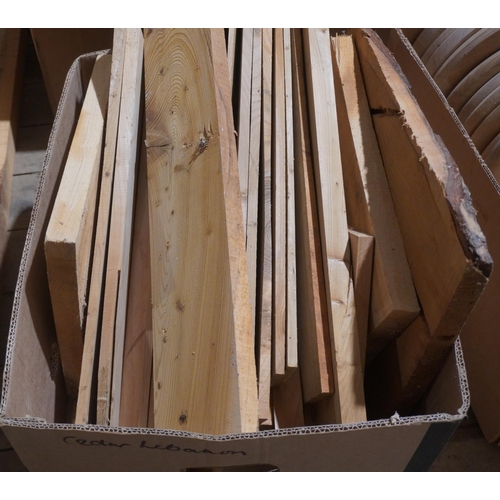 66 - Box of Cedar off cuts