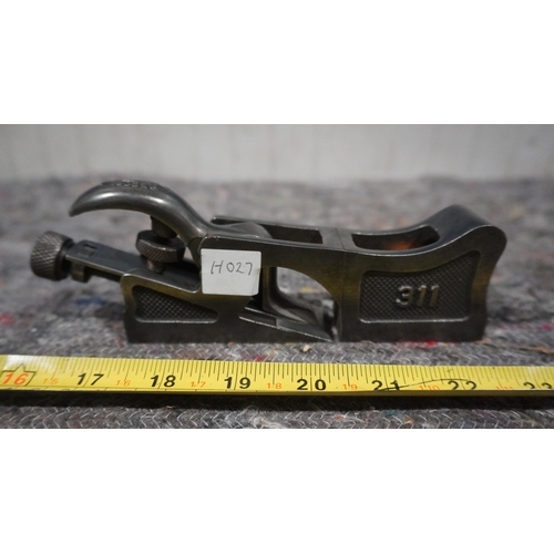 1002 - Record No. 311 bullnose shoulder plane, war finish