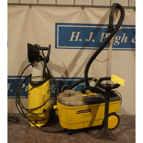 1148 - Karcher carpet cleaner and Powercraft pressure washer