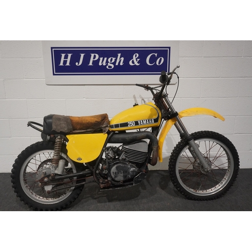 794 - Yamaha MX250A trials bike. 1972. 250cc. Imported, no docs. Seized engine