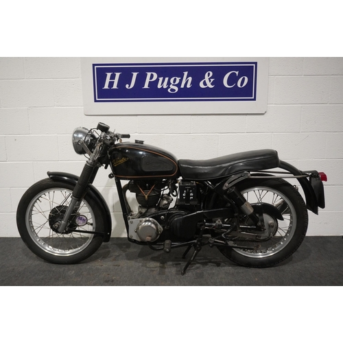 800 - Velocette KSS 350 motorcycle. 1954. With Velocette MAC frame, Velocette KSS 350 ohc short con-rod en... 