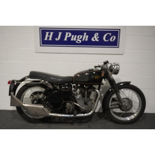 800 - Velocette KSS 350 motorcycle. 1954. With Velocette MAC frame, Velocette KSS 350 ohc short con-rod en... 