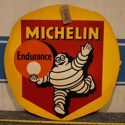 76 - Card sign - Michelin Endurance 24.5x24.5