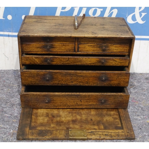 1178 - Oak carpenter's tool chest