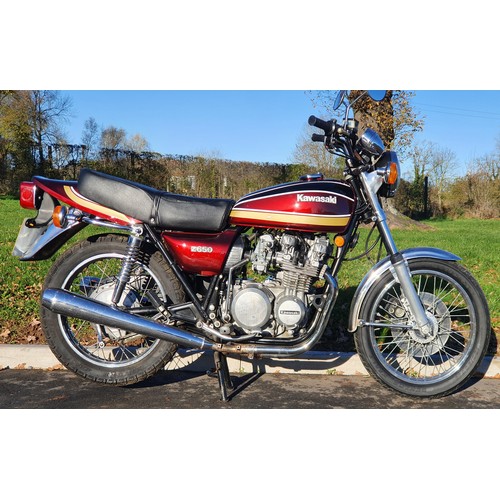 766 - Kawasaki Z650B3 motorcycle. 1979. 650cc. This bike was running when it went into storage, will need ... 