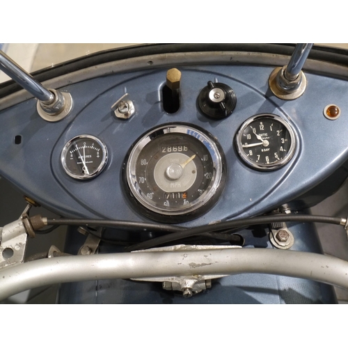 790 - Ariel Leader motorcycle. 1961. Rebuilt engine, gearbox, respoked wheels, new tyres. c/w old green lo... 