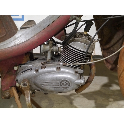 791 - Phillips Gadabout motorcycle. 1956. Good compression and spark. Barn find condition. Frame No. 13136... 