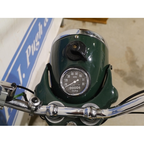 805 - Francis Barnett 150 motorcycle. 1957. 147cc. Runs and rides fine. Everything seems to work. Came fro... 