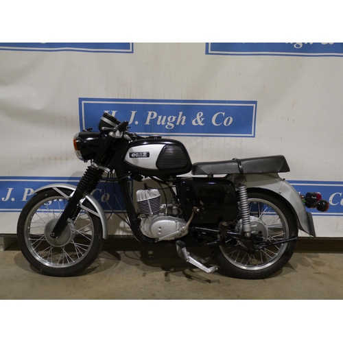 806 - MZ TS150 motorcycle. 1981. 143cc. Runs and rides. Has been recommissioned then stored. Came from a c... 