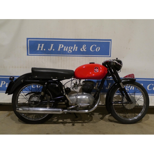 807 - Gilera 150 Sport motorcycle. Believed 1955. Runs and rides, was fully restored then used as show pie... 