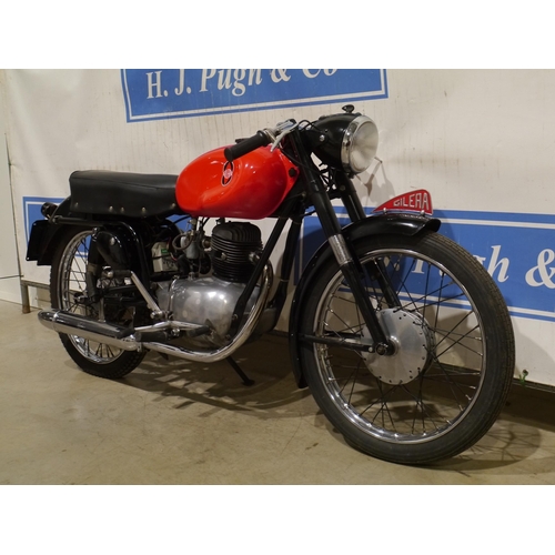 807 - Gilera 150 Sport motorcycle. Believed 1955. Runs and rides, was fully restored then used as show pie... 