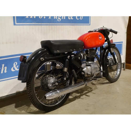 807 - Gilera 150 Sport motorcycle. Believed 1955. Runs and rides, was fully restored then used as show pie... 