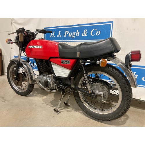 735 - Ducati 350 Forza motorcycle. c/w Spanish documents. This was imported before the NOVA.
