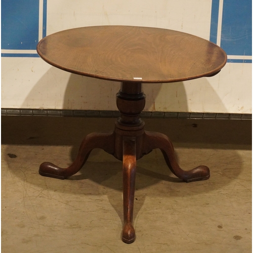 145 - Mahogany circular coffee table on pedestal base 21.5